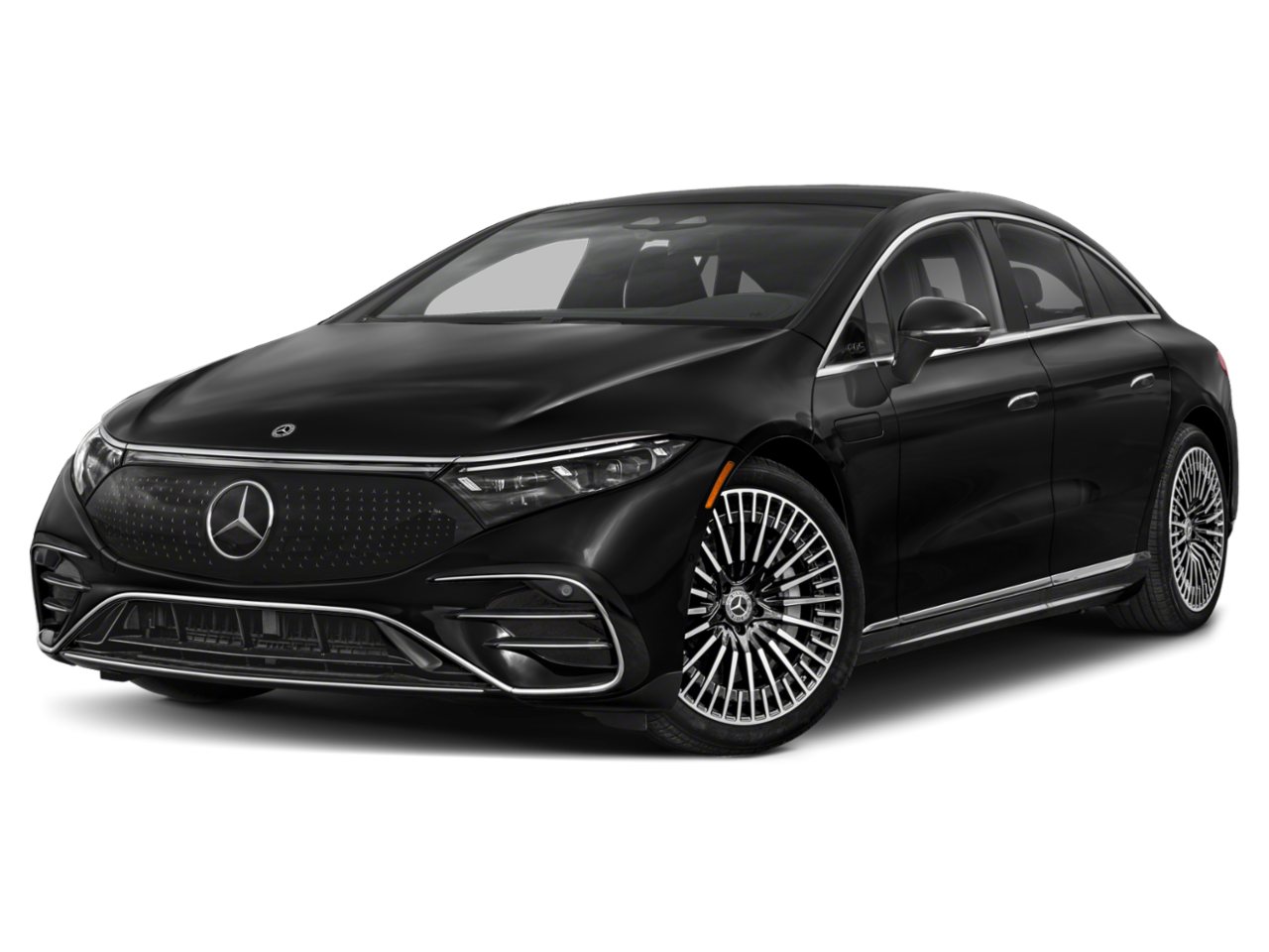 High resolution view of the Mercedes-Benz EQS Sedan