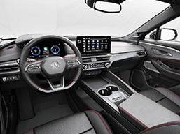 Angled view of the Acura ZDX
